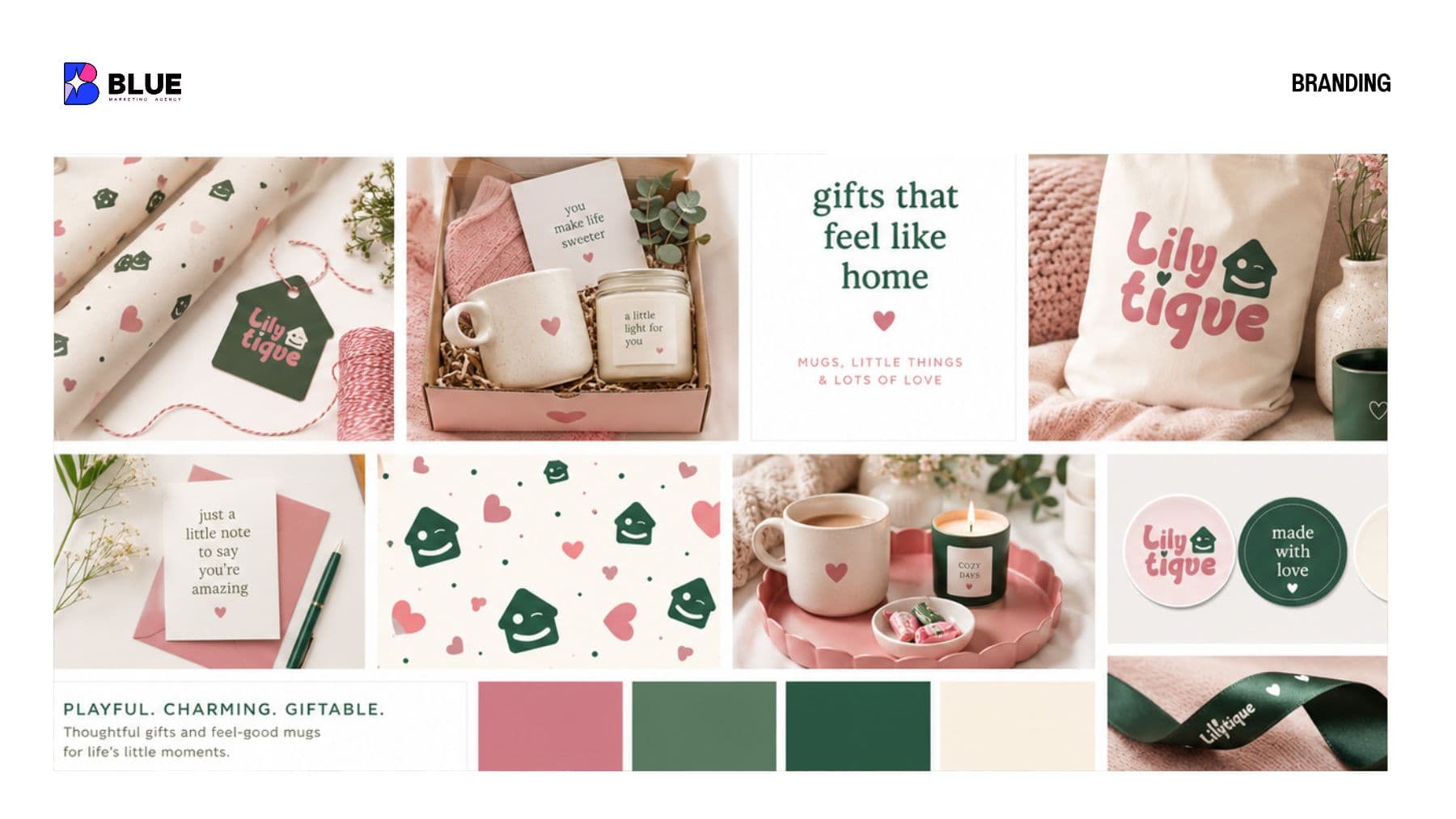Plerus Plus brand identity board