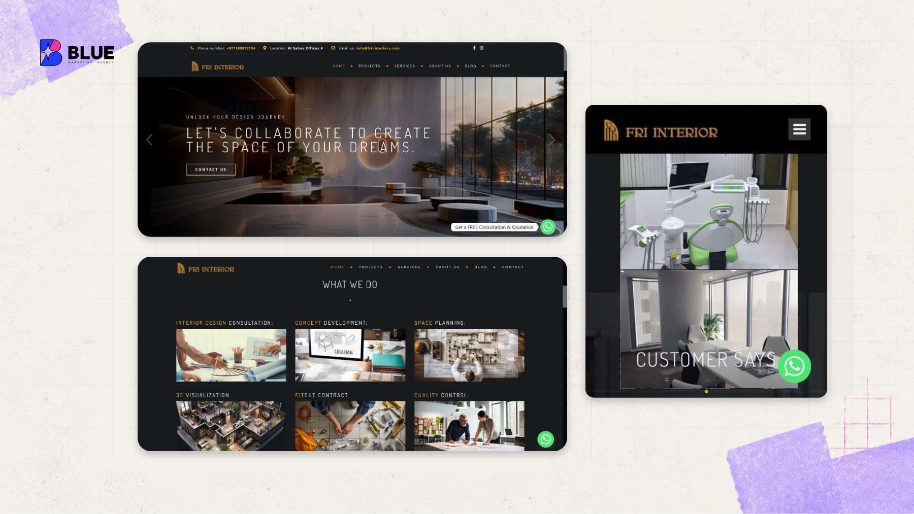Pro Outsource website design